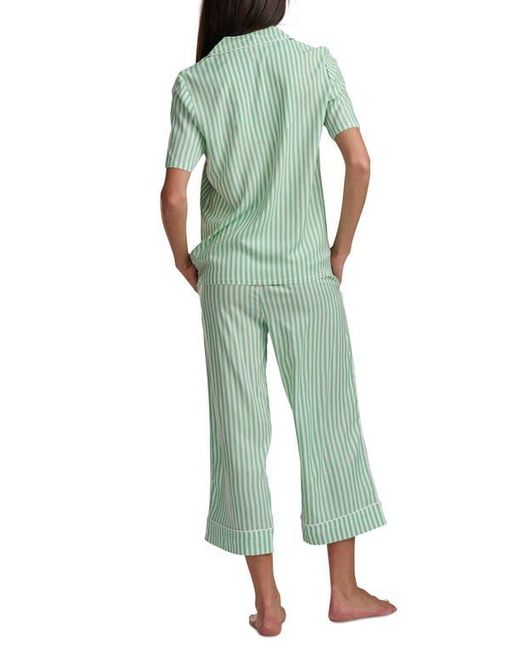 Splendid Green Notch Collar Pajamas