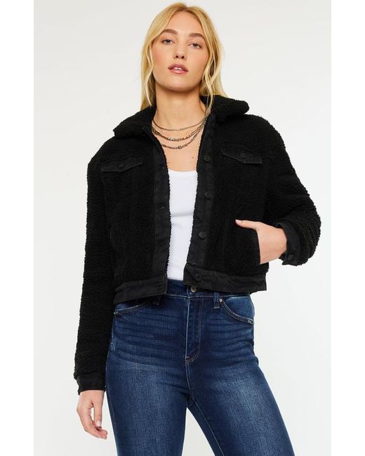 Kancan Black Monet Cropped Jacket