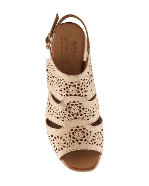 Spring Step Natural Plasma Ankle Strap Sandal