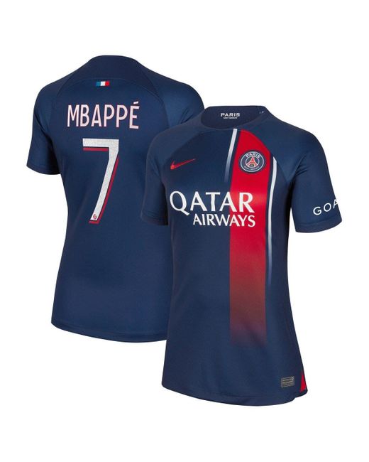 Women's Nike Kylian Mbappé White Paris Saint-Germain 2021/22 Away