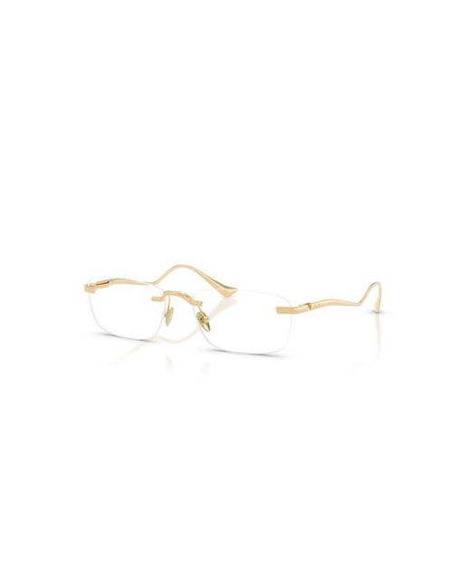 Ferrari Metallic 54Mm Rectangle Optical Glasses for men