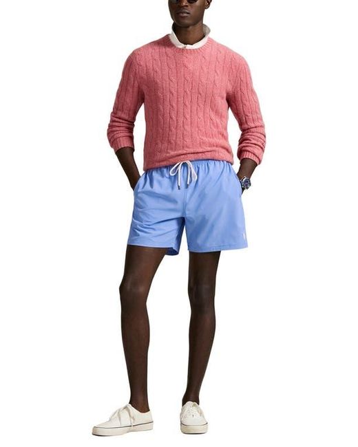 Polo Ralph Lauren Blue Traveler Swim Trunks for men