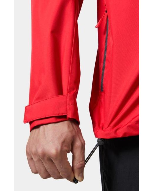 Helly Hansen Red Crew 2.0 Waterproof Sailing Jacket for men