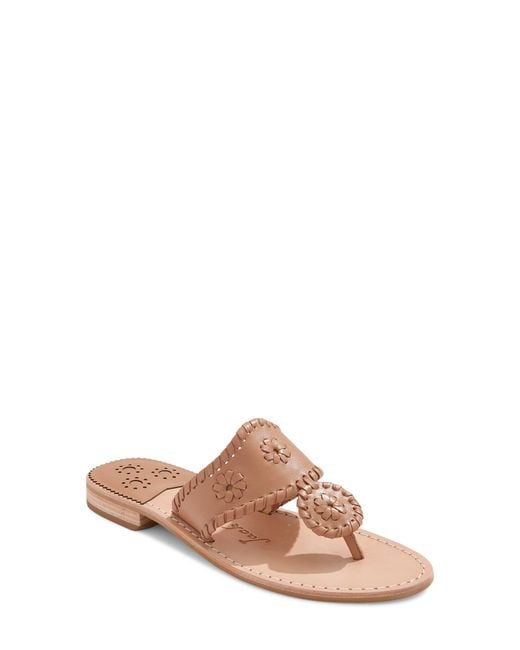 Jack Rogers Brown Jacks Flip Flop
