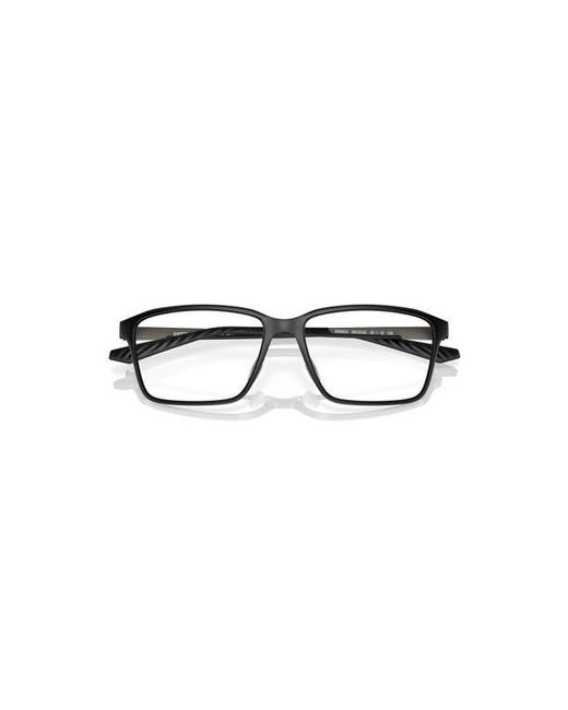 Costa Black 53Mm Rectangle Optical Glasses for men