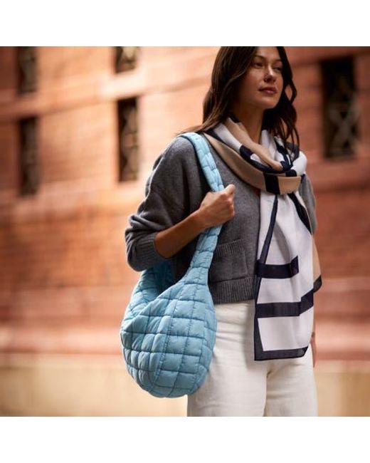 Youzey Blue Cloud 9 Puffer Bag
