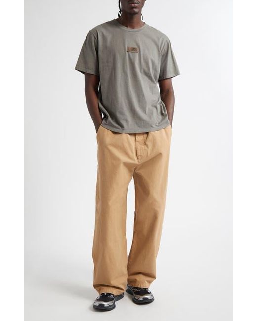MM6 by Maison Martin Margiela Gray Numeric Logo Patch T-Shirt for men