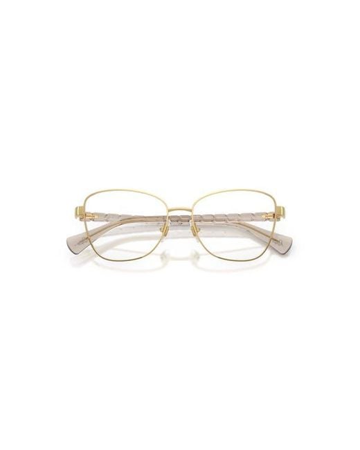 Ralph Metallic 53Mm Irregular Optical Glasses
