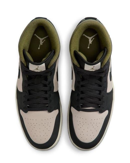 Nike Black Air 1 Mid Se Sneaker for men