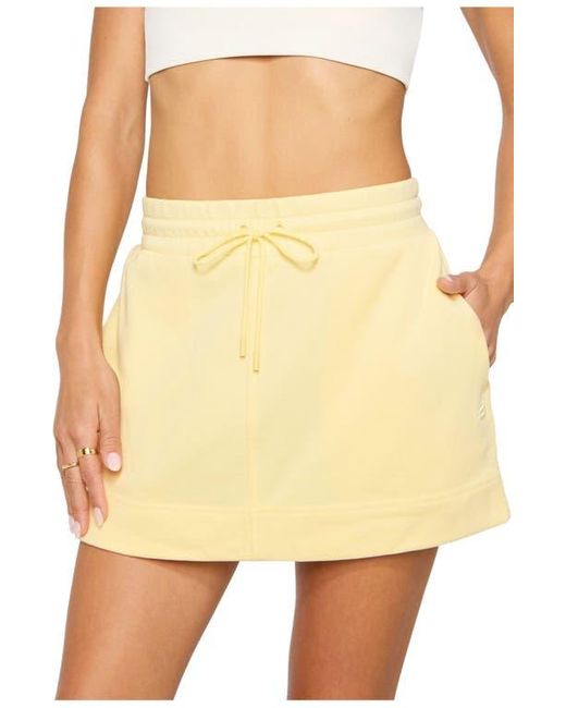 Fabletics Yellow Year Round Terry Mini Skirt