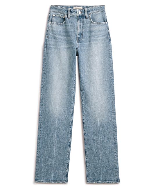 Madewell Blue The Curvy '90s Straight Leg Jeans