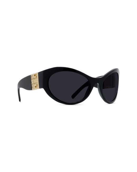 Givenchy Black 4g 63mm Oversize Cat Eye Sunglasses