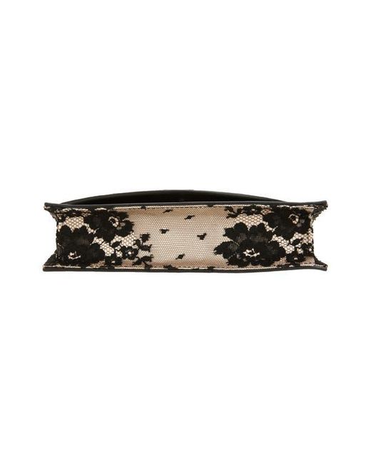 Christian Louboutin Black Loubi54 Lace Clutch