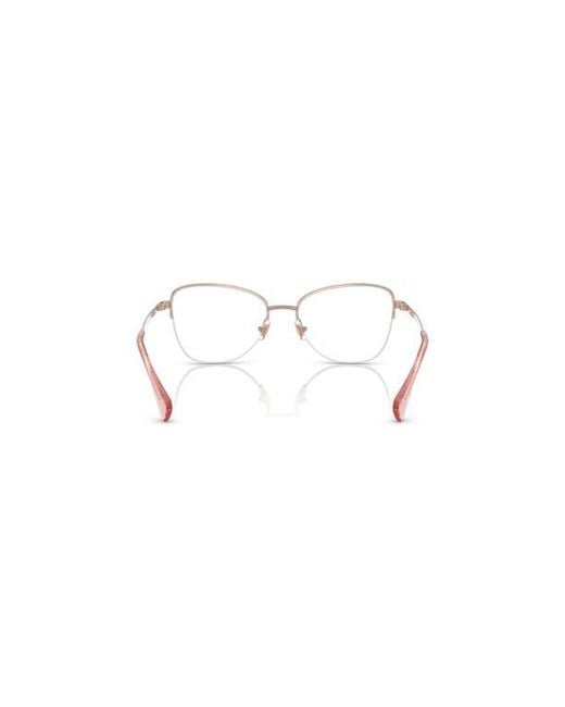 Ralph Metallic 53Mm Irregular Optical Glasses