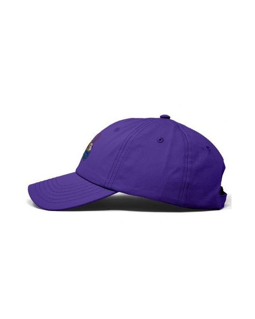 Alix Purple Noodles Embroidered Casual Cap