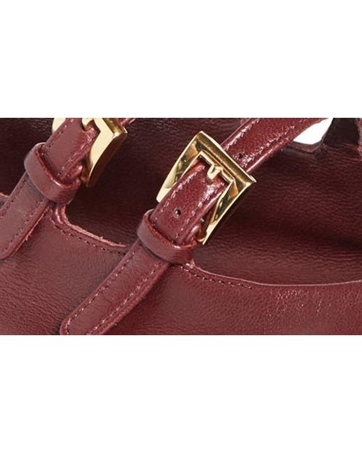 Prada Purple Double Strap Mary Jane Flat