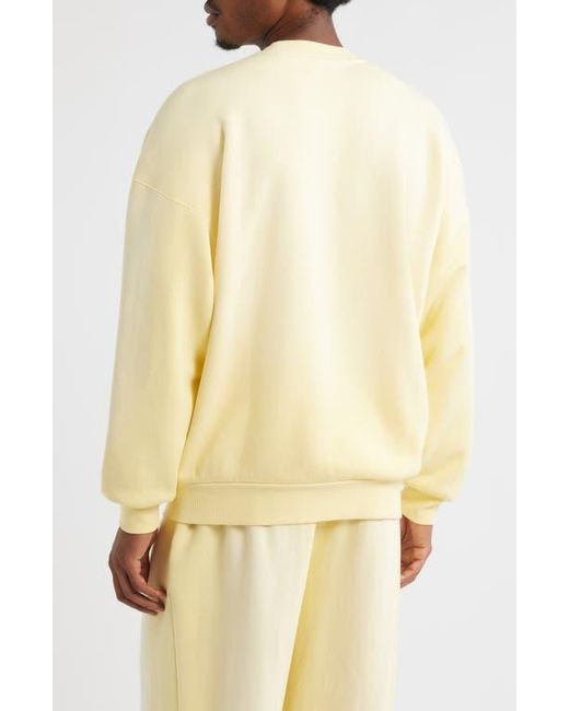Elwood Yellow Core Oversize Crewneck Sweatshirt for men