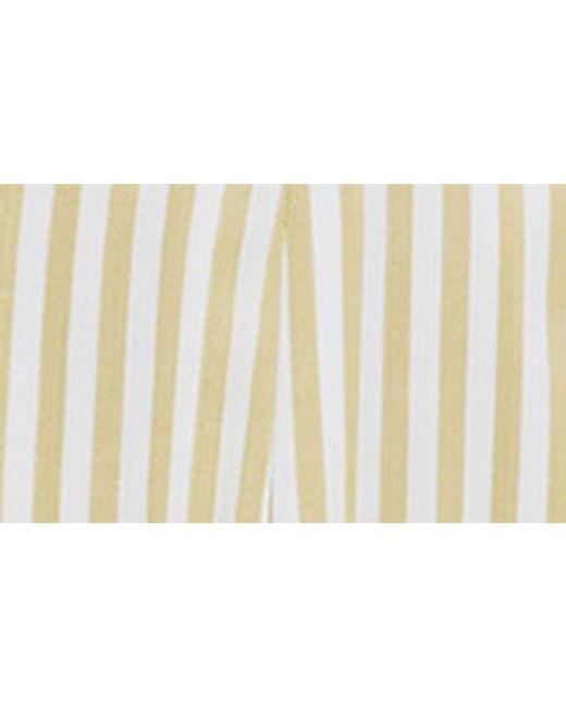 City Chic Natural Charli Stripe Button-Up Midi Dress