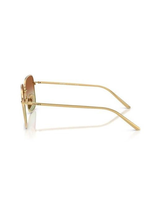 Prada Natural 54Mm Square Sunglasses