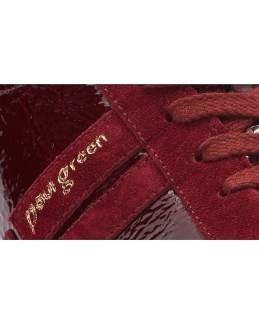 Paul Green Red Carrie Sneaker