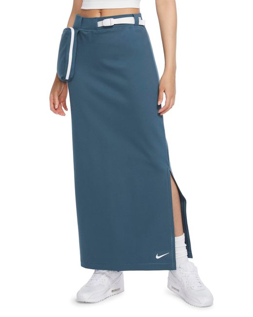 Nike Blue Sportswear Tech Pack Skirt