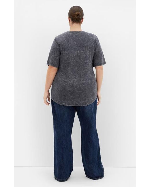 City Chic Gray Kyra Cotton Graphic T-Shirt