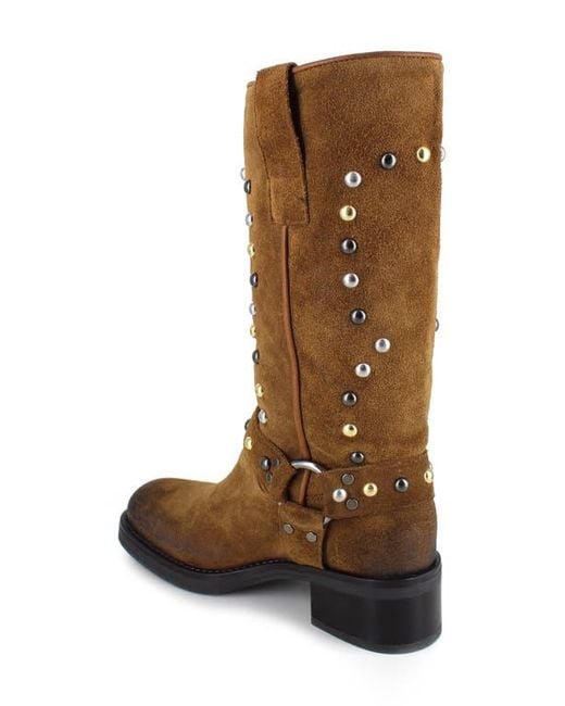 Zigi Brown Cinnia Studded Water Resistant Boot