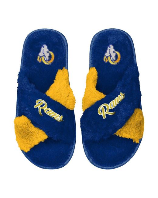 los angeles rams men's slippers
