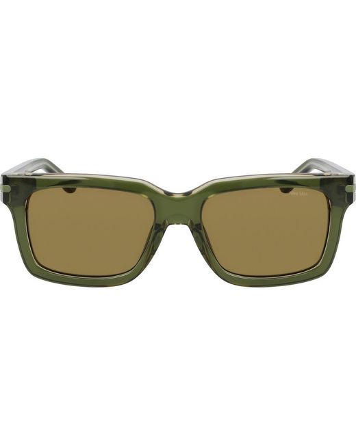 Nike Brown Crescent I 54Mm Rectangular Sunglasses for men