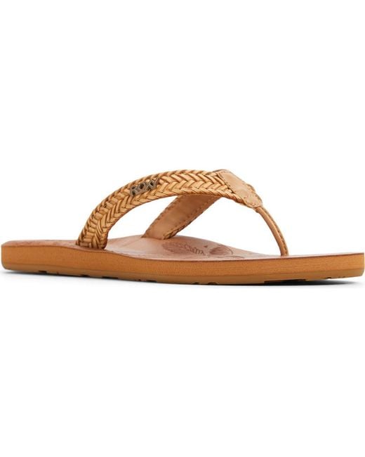 Roxy Brown Lili Iii Flip Flop