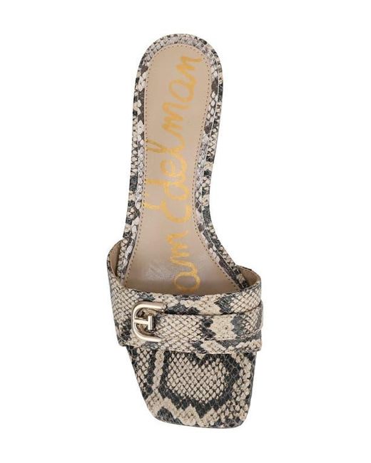 Sam Edelman White Wilma Slide Sandal