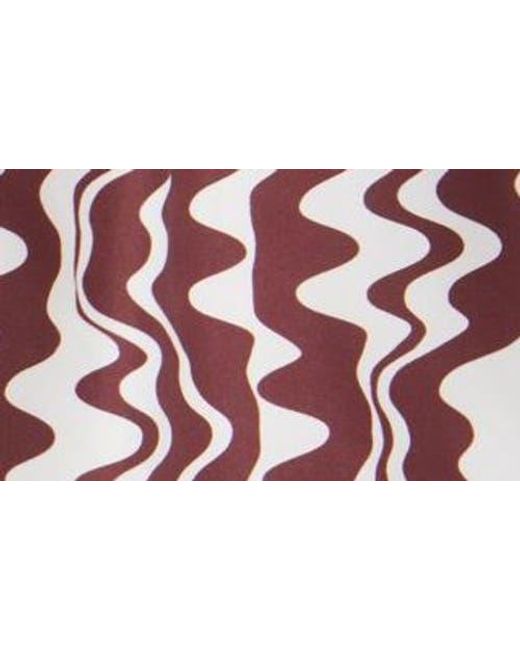 Oas Red Ruby Verve Swim Trunks for men