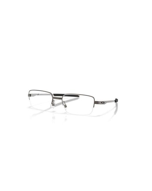 Oakley Metallic 55Mm Rectangle Optical Glasses