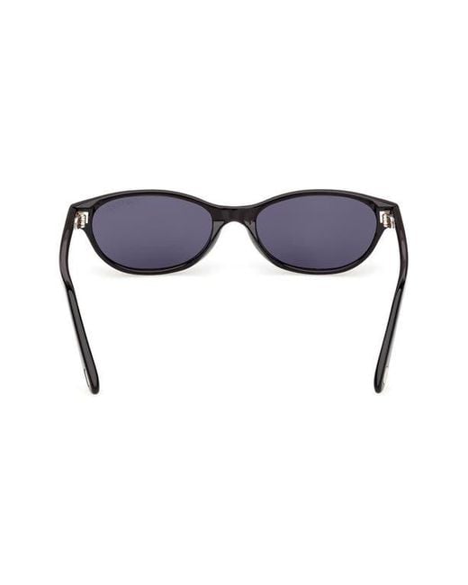 Tom Ford Multicolor Chloe 52Mm Oval Sunglasses