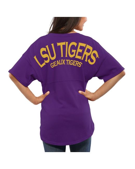 Spirit Jersey Purple Lsu Tigers Oversized T-shirt At Nordstrom