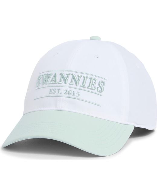 Swannies Blue Britt Snapback Baseball Cap