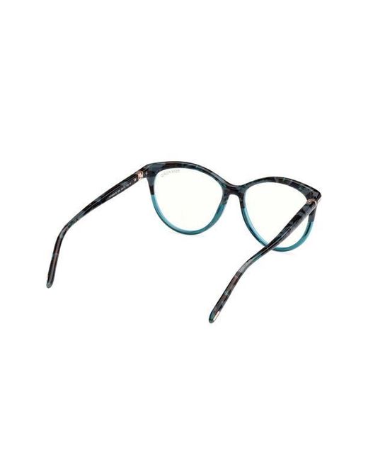 Tom Ford Brown 55Mm Round Light Blocking Glasses