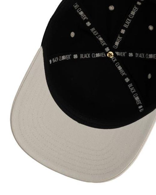 Black Clover Black Upside Down Luck 3 Hat