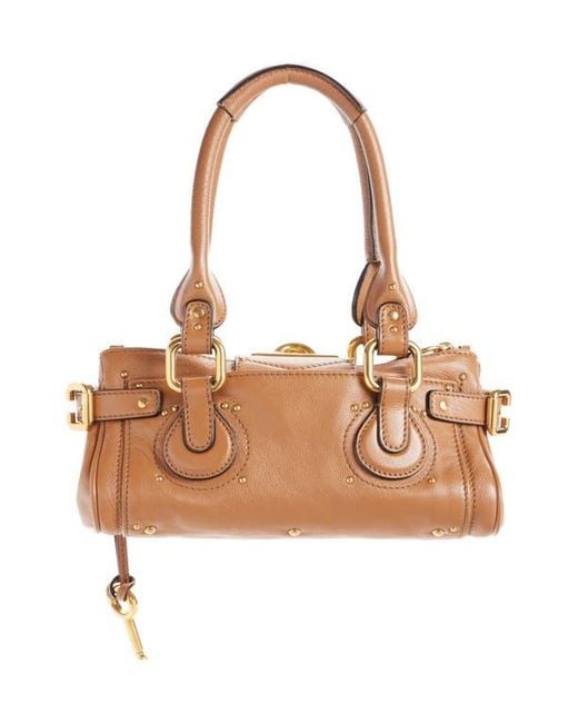 Chloé Brown Small Paddington Leather Satchel