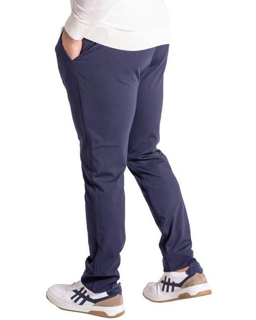Maceoo Blue Ascension Drawstring Pants for men