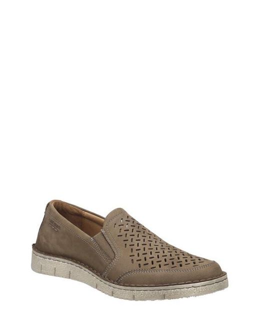 Josef Seibel Brown Ruben 27 Perforated Loafer for men