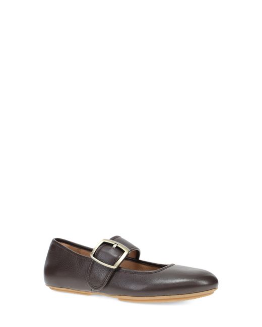 Dansko Brown Matilda Mary Jane Flat