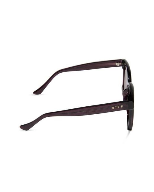 DIFF Purple Meredith 54Mm Square Sunglasses