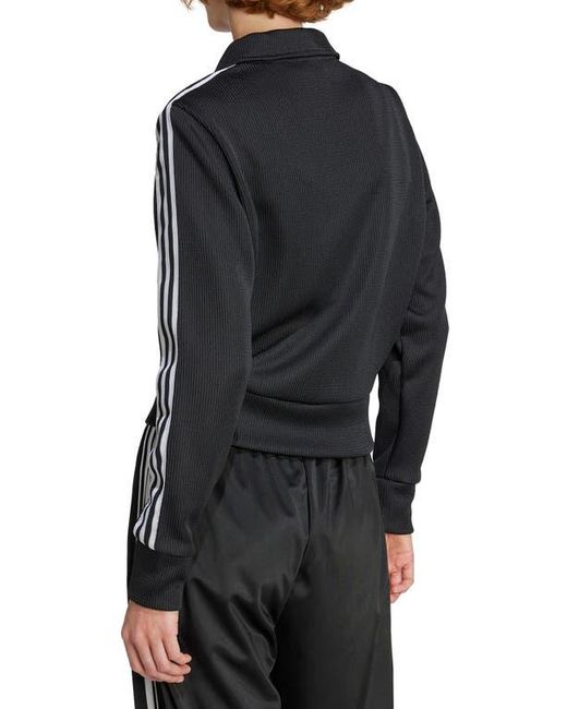 Adidas Black Firebird Adicolor Knit Track Jacket