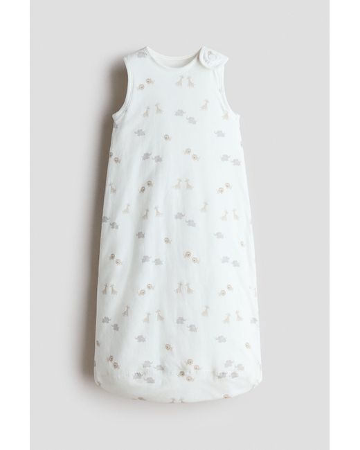 H&M White Printed Sleep Bag for men