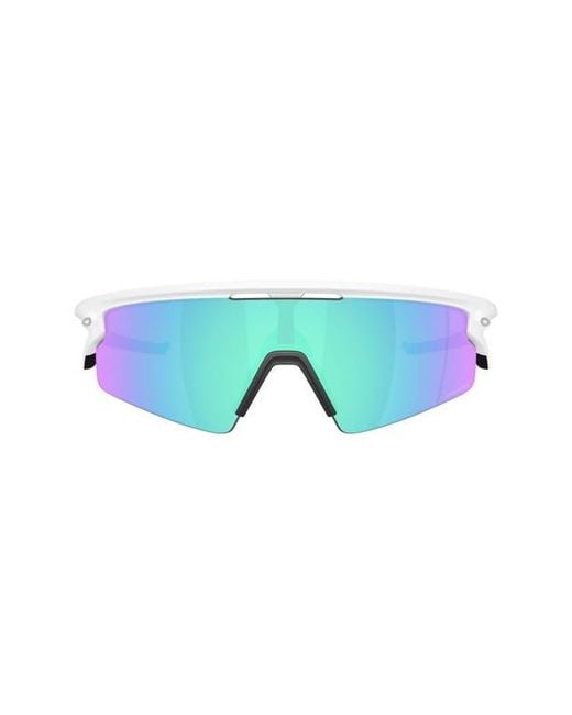 Oakley Blue Sphaera Strike Rectangular Shield Sunglasses