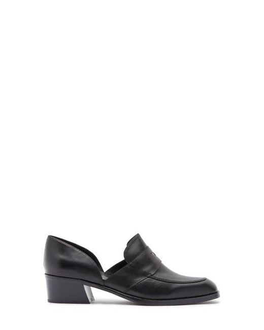 Jeffrey Campbell Black Empirical D'Orsay Penny Loafer
