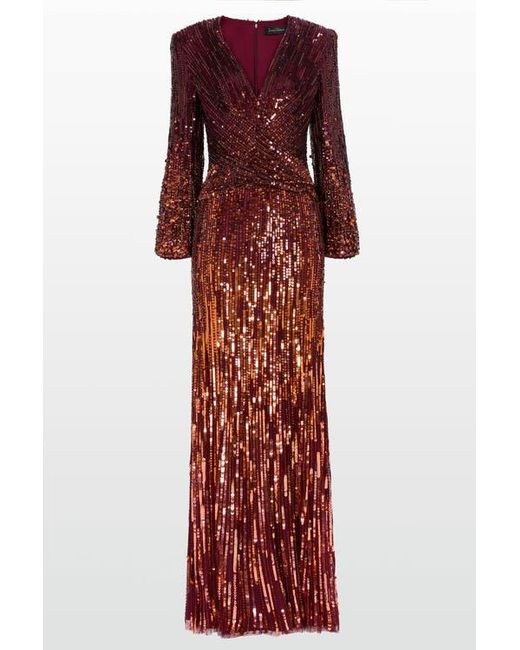 Jenny Packham Red Cosmos Gown