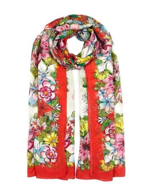 Echo Red Floral Sarong