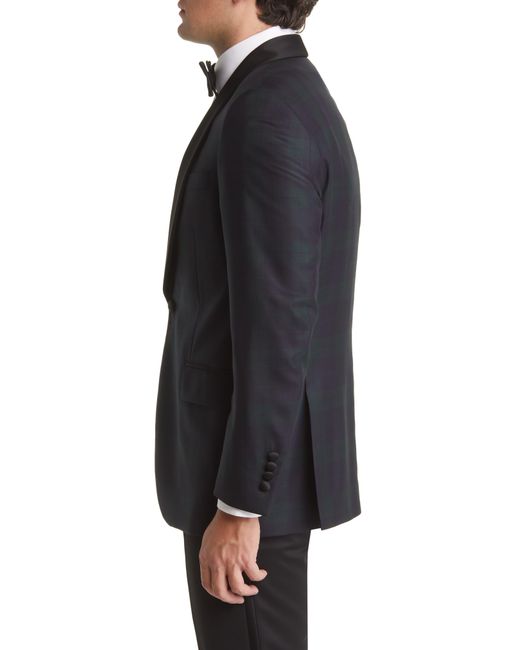 Peter Millar Tailored Wool Dinner Jacket in Black for Men | Lyst